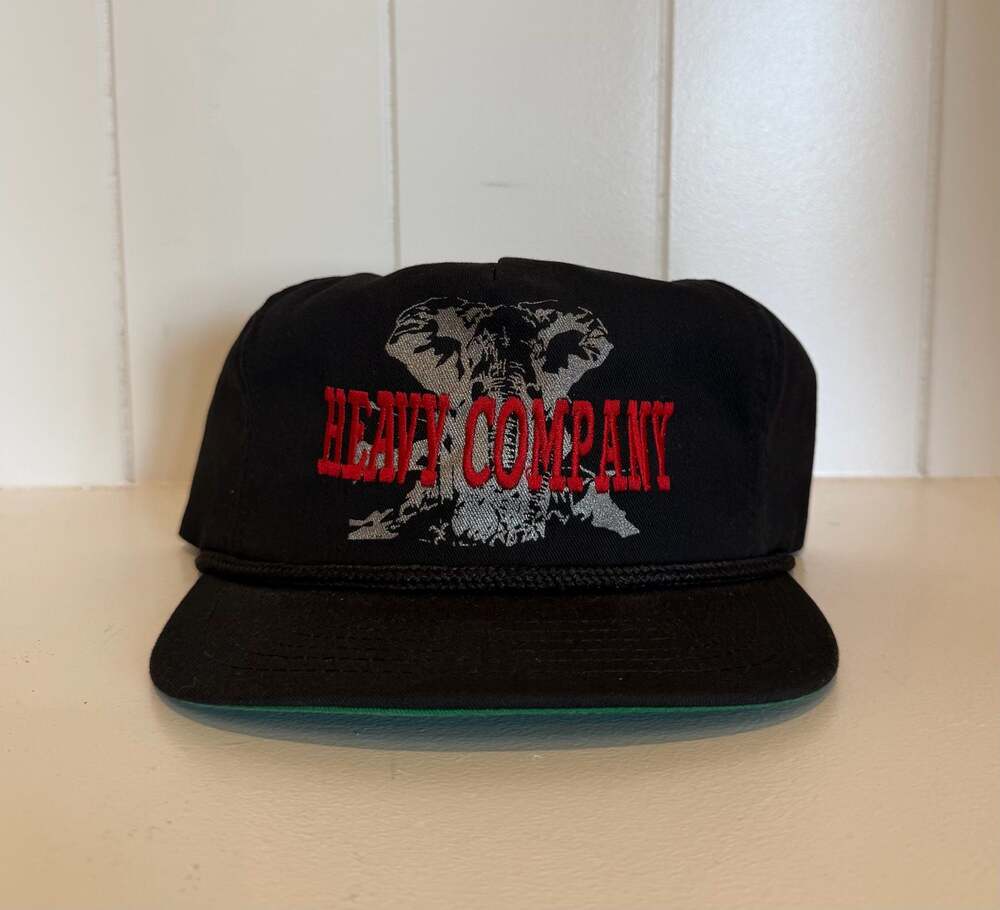 Vintage Heavy Company Elephant Graphic Snapback Hat One Size